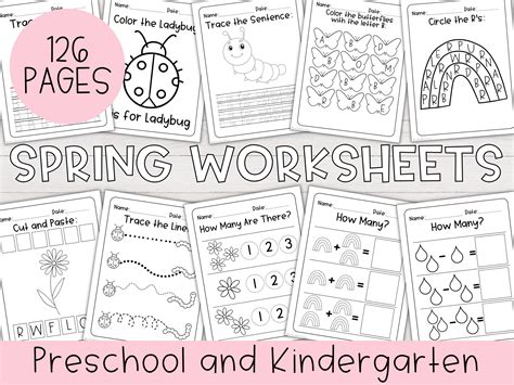 Free Spring Activities for Preschoolers Printables ⋆ BelarabyApps