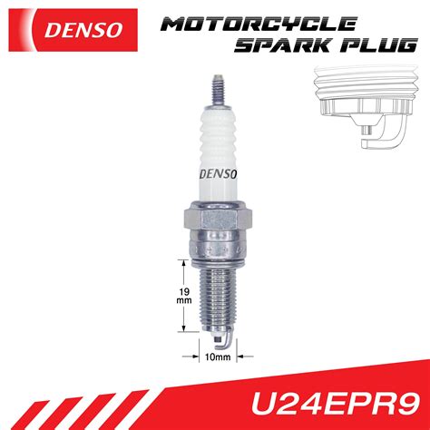 Denso Motorcycle Spark Plug U Epr For Yamaha Honda Pc