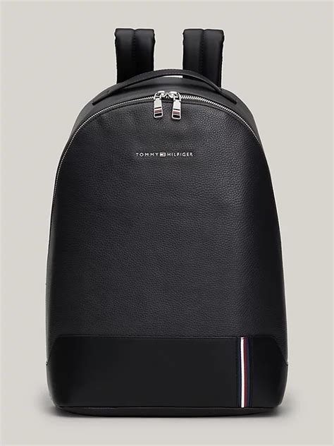 mens backpacks laptop leather backpacks tommy hilfiger uk
