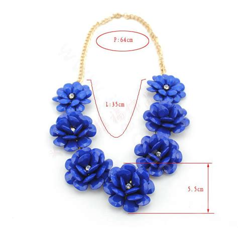 Buy Wholesale Luxury Crystal Gemstone Pendant Seven Flowers Choker