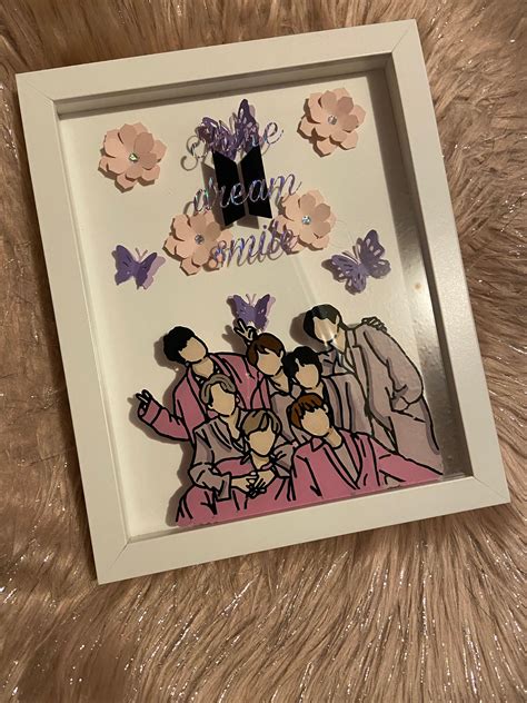 Bts Glass Painting Mikrokosmos Etsy