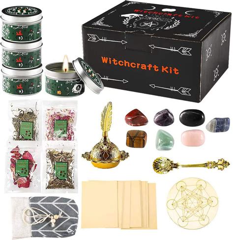 Witchcraft Supplies Box Für Anfänger Hexen Kräuter Kit Hexereibedarf