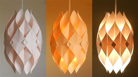 Diy Lamp Eternal Flame Learn How To Make A Paper Lampshade Lantern Ezycraft Youtube