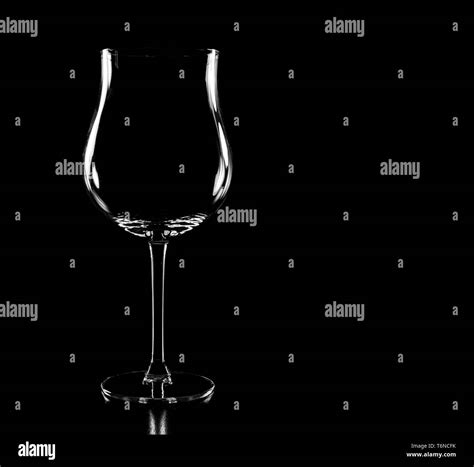 Wine Glasses Silhouette Stock Photo - Alamy