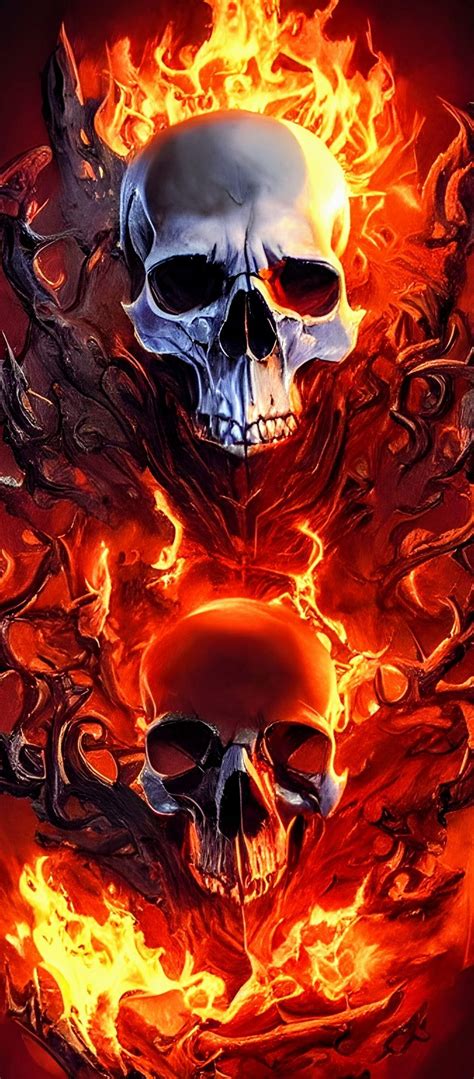 Fire Skull Wallpapers - 4k, HD Fire Skull Backgrounds on WallpaperBat