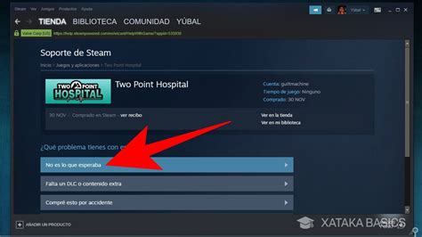 Steam cómo devolver un juego