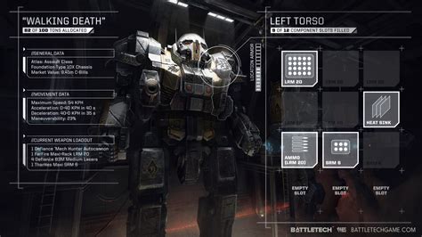 Giant Robot Atlas Battletech Video Games Battletech Hd Wallpaper