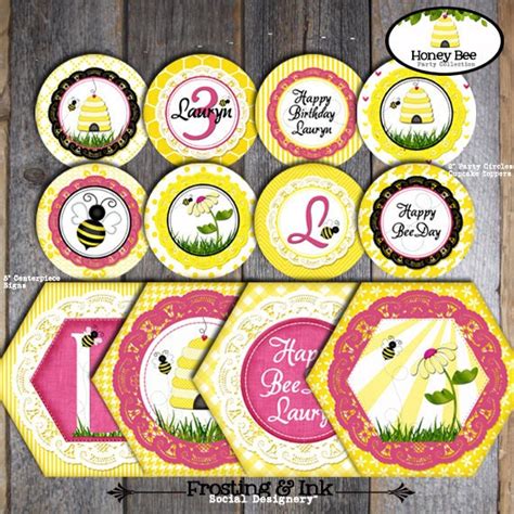 Bee Party Honey Bee Birthday Party Beeday Party Complete Etsy