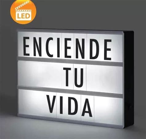 Letrero Luminoso Led Tipo Cartelera Cine Vintage Envío gratis