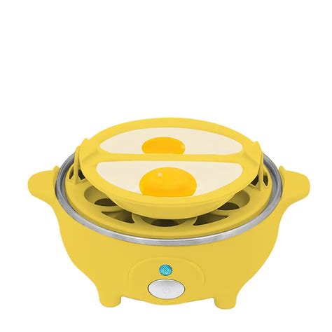 Elite Gourmet Egc 007y Rapid Egg Cooker 7 Easy To Peel Hard Medium Soft Boiled Eggs