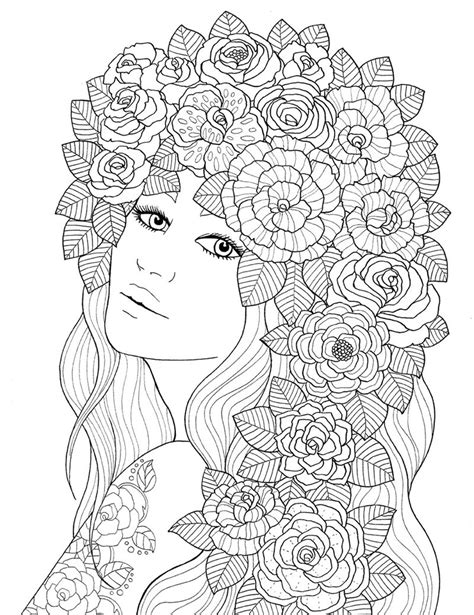 Desenhos Para Adultos Flores Para Colorir Desenho Floral E Porn