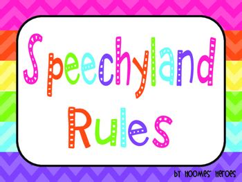 speech rules  hoomes heroes teachers pay teachers