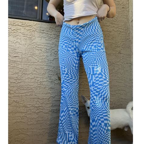 Wild Fable Womens Blue And White Joggers Tracksuits Depop