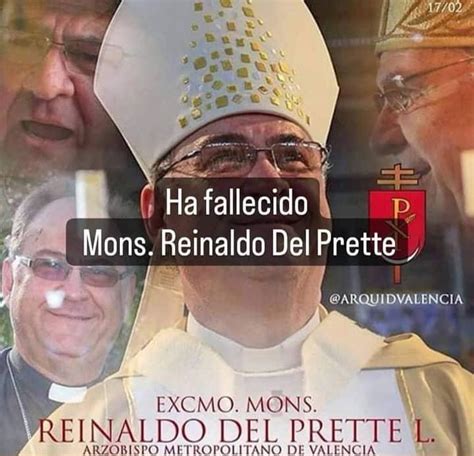 Falleció Monseñor Reinaldo Del Prette Arzobispo de Valencia