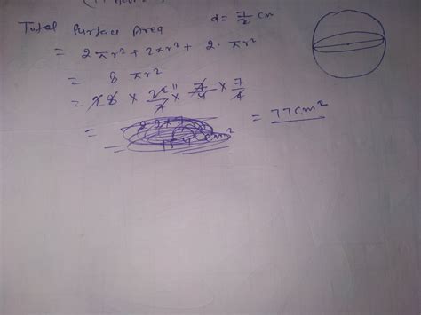 Cubic Centimetres In Its Volume Diameter Of The Sphere Cubic