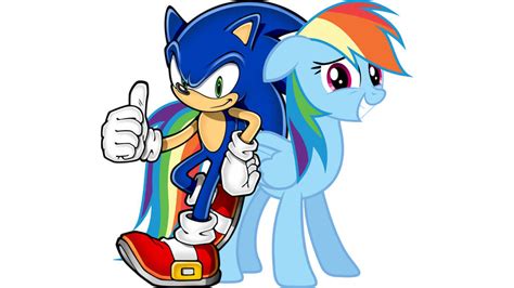 Sonic and Rainbow Dash Wallpaper by UmFpbmJvdyBEYXNo on DeviantArt