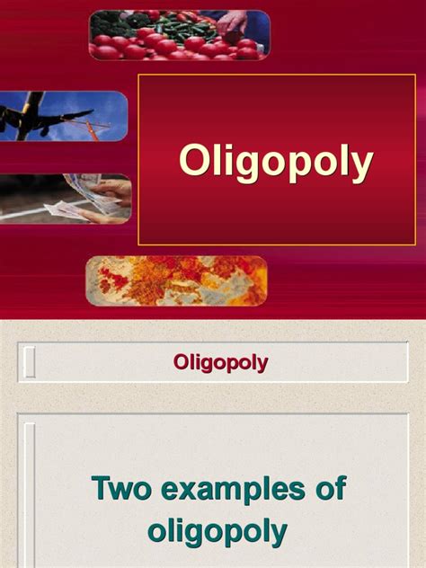 Two Examples of Oligopoly | Oligopoly | Opec