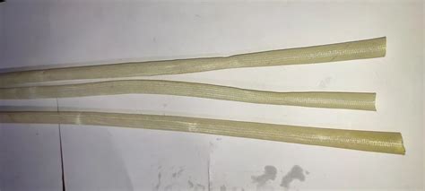 white fiberglass electrical wire sleeve thickness  mm