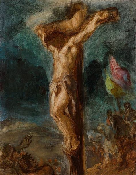 Cristo En La Cruz Eugene Delacroix Historia Arte HA