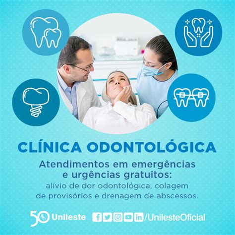 Clínica Odontológica oferece atendimentos gratuitos em urgência e