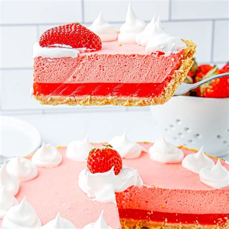 Strawberry Jello Pie Easy Budget Recipes