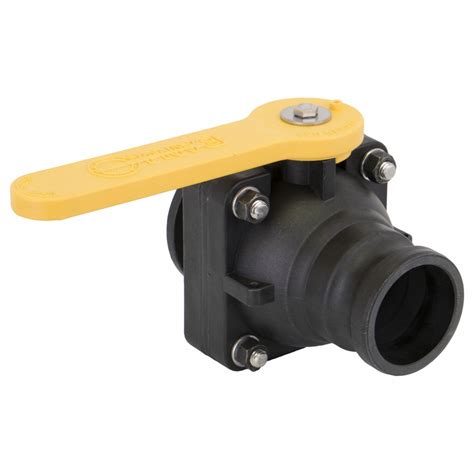 BANJO 2 In Polypropylene Manual Two Way Ball Valve 803HW2