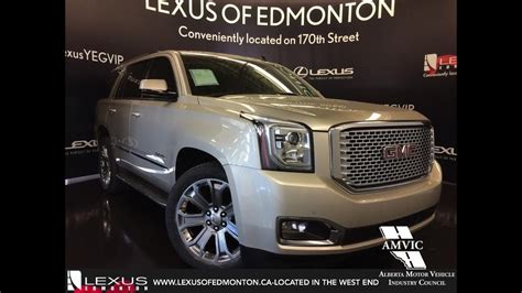 Used 2015 Gold Gmc Yukon 4wd Denali Walkaround Review Wetaskiwin Alberta Youtube