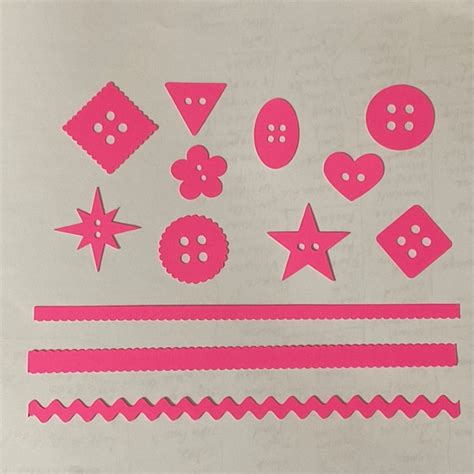 30 Basic Shapes Cut Outs Paper Shapes Die Cuts Decorative Shapes Die ...