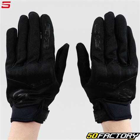 Gants street femme Five Globe Evo homologués CE moto noirs PIlote