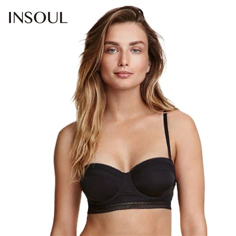 Insoul 2017 New Fashion Women Bra Black Sexy Push Up Breathable