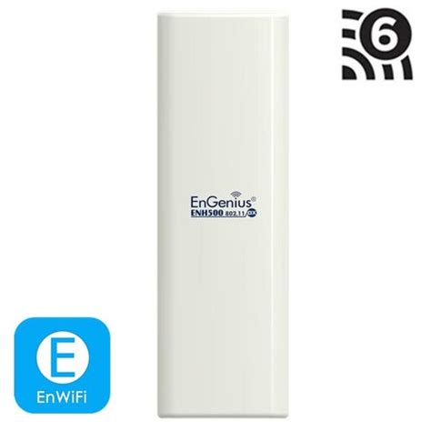 ENGENIUS ENH500 AX CPE Bridge Exterior IP55 802 11 A B G N Ac Ax WIFI6