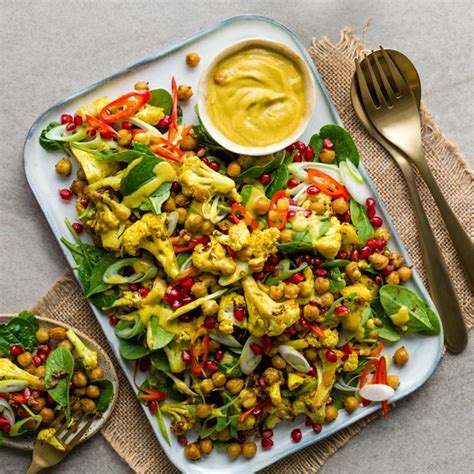 Curried Cauliflower And Mango Salad With Chickpeas And Coconut Yoghurt My Food Bag