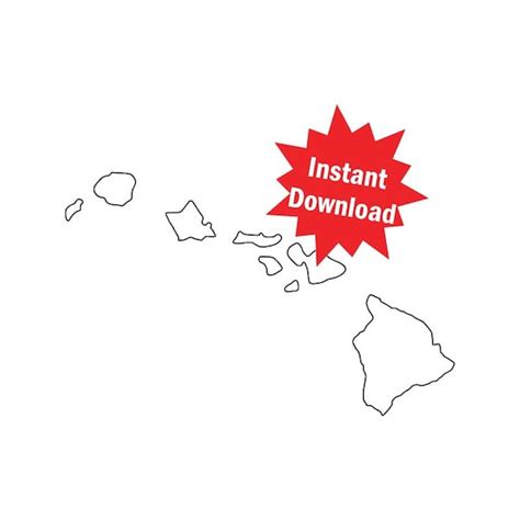 Hawaiian Islands Svg Digital Download Sign Svg Svg For Etsy