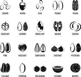 Nut Types Vector Images (over 1,200)