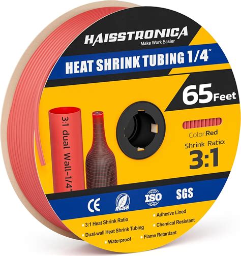 Amazon Haisstronica Heat Shrink Tubing Shrink Ratio Adhesive