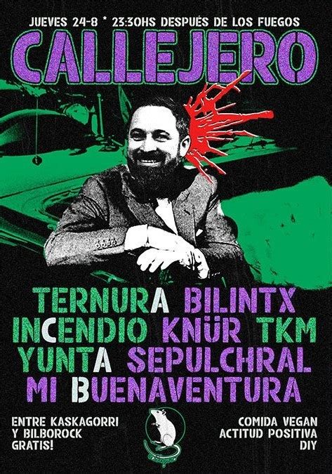 Un Cartel De Conciertos De La Semana Grande De Bilbao Muestra A