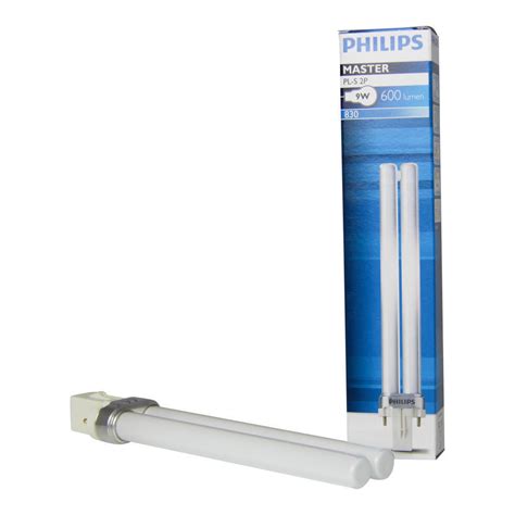 Philips PL S 9W 830 2P MASTER Varm Hvit 2 Stift Til 51 01 Fra