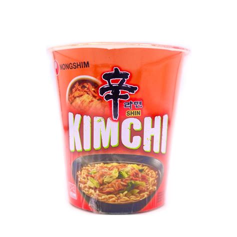 Nongshim Shin Kimchi Cup Noodles 75g Tuk Tuk Mart