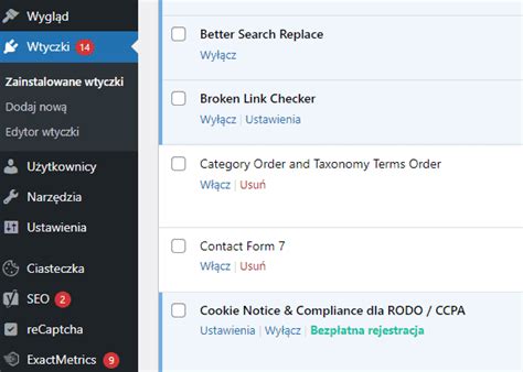 Jak Odinstalowa Wtyczk Wordpress Centrum Pomocy Jchost Pl