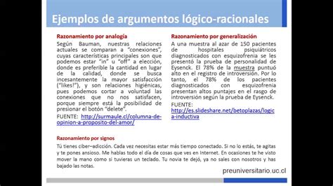 Tipos De Argumentos L Gico Racionales Youtube