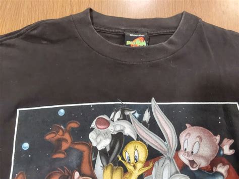 Vintage 1996 Space Jam Looney Tunes Shirt Bugs Daffy … Gem