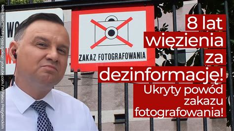 Długoletnie więzienie za szpiegostwo i dezinformację Czy zakaz