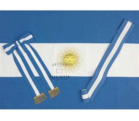 Bandera Argentina De Ceremonia Oficial Casa Cesto