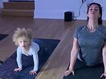 Video Sophie Brussaux Does Yoga With Her And Drake S Son Adonis