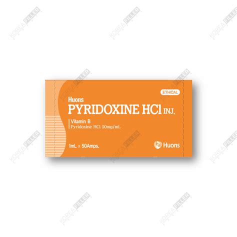 Pyridoxine Hydrochloride Inj Korea Filler Experts