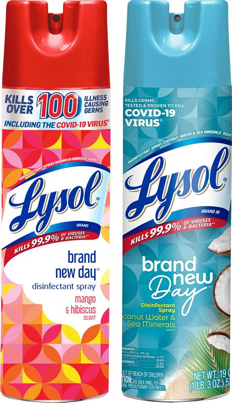 Amazon Lysol Disinfectant Spray Multi Scent Bundle Mango