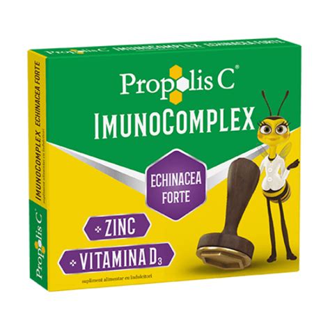 Propolis C Echinacea Forte Imunocomplex Comprimate Fit Bebe Tei