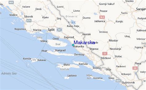 Makarska Tide Station Location Guide