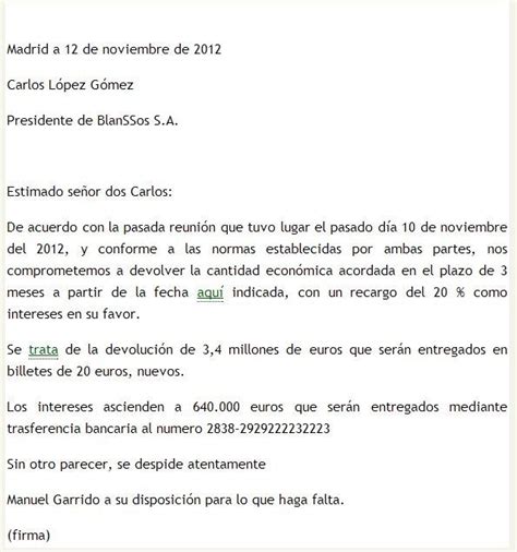 Modelo De Carta De Convenio