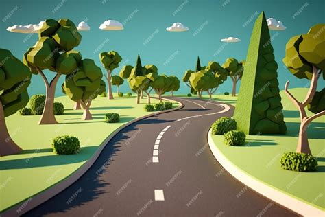 Premium Photo | 3d illustration of piece of green highway road isolated ...